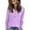 *Purple, variant on ClodeEU Womens Long Sleeve Shirts, V Neck Button Henley T Shirts ,Casual Pullover Lightweight Tunic Blouse Purple,Womens Plus XXL