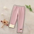 thumbnail image 2 of Edvintorg Kawaii Leggings for Girls Christmas Gifts Winter Girls Solid Color Warm Fleece Lined Leggings Elastic Cotton Pants 2-10Years Kids Clothes Girls, 2 of 7