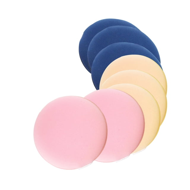 8pcs Dry-Wet Air Cushion Powder Puffs Face Cream Concealer Makeup Blenders & Sponges Ribbons Flutter Hook