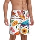 thumbnail image 2 of Fotbe Flowers Birds And Butterflies Pantalones Cortos de Pijama para Hombre, Ropa de Dormir, Pantalones de Pijama Cortos para Hombre-4X-Large, 2 of 6