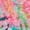 Vivid Tie Dye, variant on Women's Plus Size Chlorine-Resistant Crewneck Relaxed-Fit Swim Tee