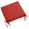 thumbnail image 2 of Blazing Needles Coussin de Chaise en Polyester Filé 20 Pouces par 19 Pouces (Ensemble de Deux) - Rouge Cardinal, 2 of 2