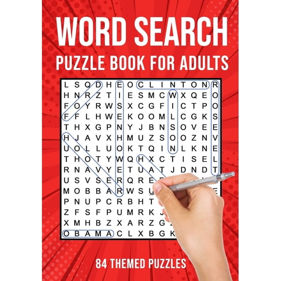 Word Search Puzzle Books for Adults: Large Print Wordsearch 84 USA Themed Puzzles (US Version), (Paperback)
