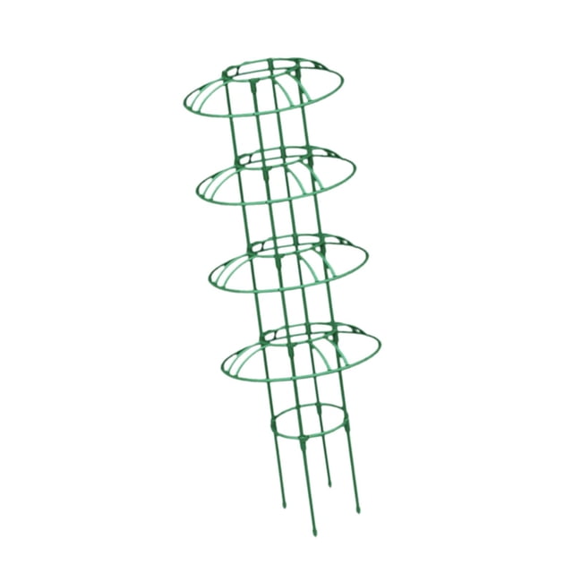 Enrejado de para jardín, sombrilla vertical, marco de enrejado resistente a la oxidación, marco decorativo para plantas trepadoras, tomates y multiusos de 110 cm