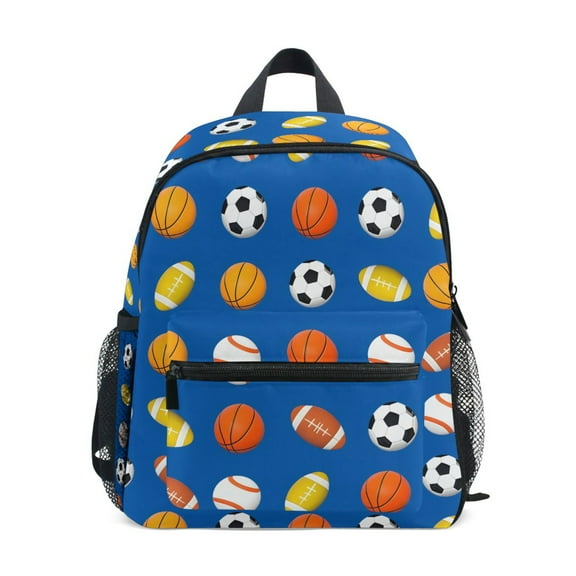 ALAZA Basketballs Rugby Football School Backpack Small Bookbag Mini Bags