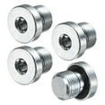 thumbnail image 1 of Uxcell 4-Pack M14x1mm Tapón de Ajuste de Tubo con Cabeza Hexagonal Interna, Tapón de Socket de Acero Inoxidable con Tornillo de Sellado O-Ring, 1 of 6