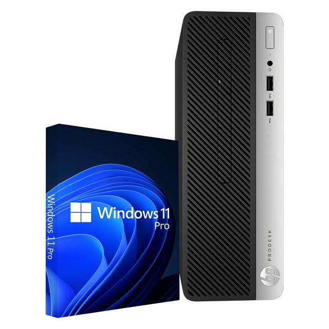 HP Computers ProDesk 400 G6 SFF Windows 11 Pro Ordinateur de Bureau Professionnel / Processeur Intel Core i5 / 32 Go de RAM DDR4 / 1 To (Boot Rapide) SSD NVMe / Wi-Fi / Noir - Remis à Neuf