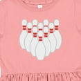 thumbnail image 4 of Inktastic Ten Pins for Bowling Girls Toddler Dress, 4 of 5