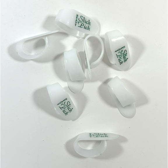 Fred Kelly Thumb Picks Slick Picks 8 Pack Delrin Heavy Guitar Banjo