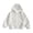 Grey, variant on Youth Boys Girls Full Zip Hooded Sweatshirt Drop Shoulder Fleece Lined Hoodies Tween Fall Winter Warm Jacket Kangaroo Pockets
