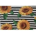 thumbnail image 6 of Set Of 2 Same Kitchen Tapestry Placemats, 13"X19", Sunflowers & Black Stripes,Hc, 6 of 6