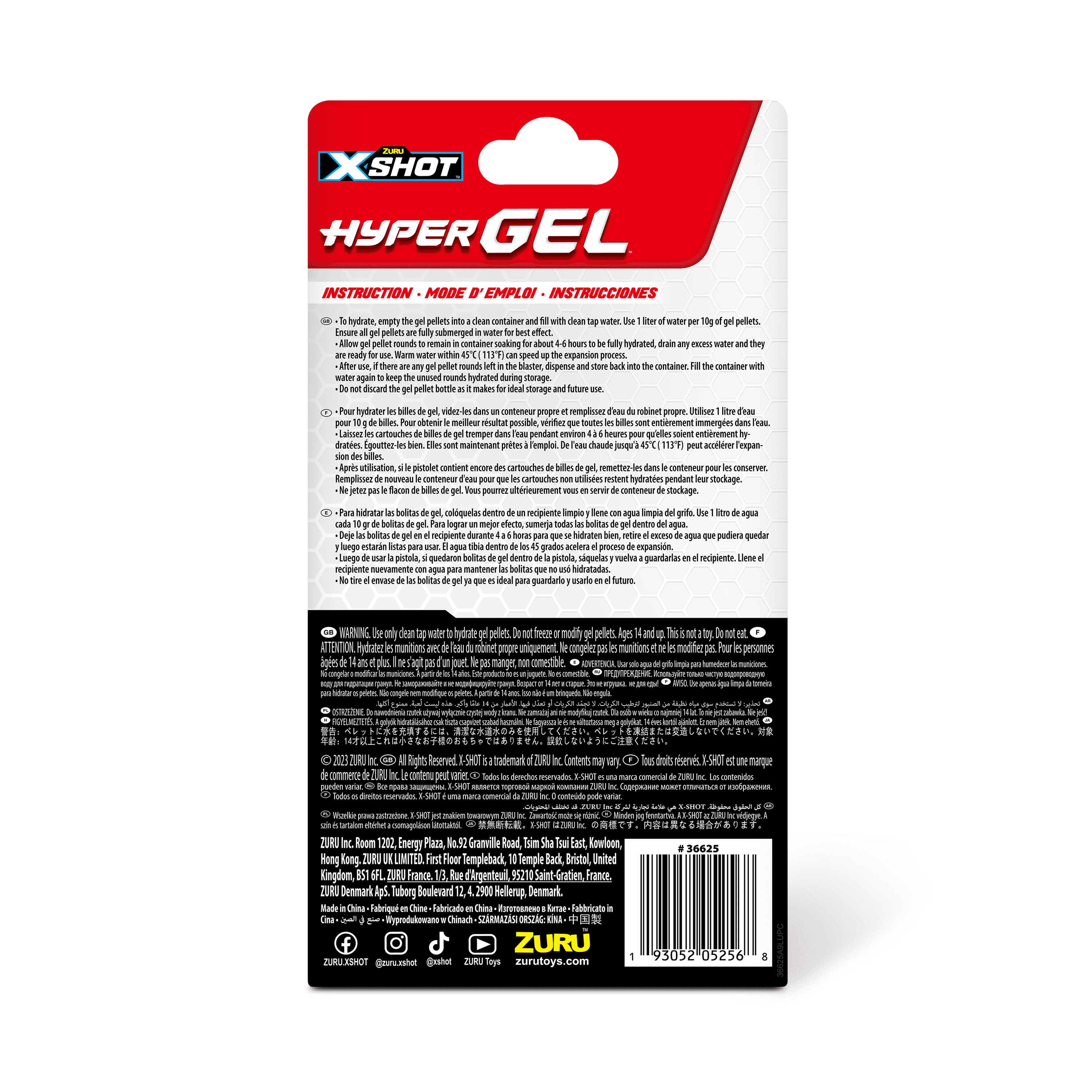 Pack Recharge XShot Hyper Gel