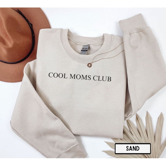 Cool Moms Club Sweatshirt, Mama Sweatshirt, Mother'a Day Gift Sweater, S - 3XL