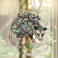 thumbnail image 2 of ViciArt Opossum Mom Suncatcher – Holographic Acrylic Window Decor, Animal Gift, 5" Ornament, 2 of 4