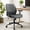 Dark Gray, variant on FelixKing Ergonomic Leather Desk Chair Mid Back Executive Office Chair with Lumbar Support, Removable Arms, Adjustable Height Rocking Swivel Computer Chair for Home Office, Brown