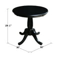 thumbnail image 4 of International Concepts Oakdale 30 in. Round Top Pedestal Dining Table, 4 of 7