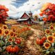 thumbnail image 1 of 5D DIY Taladro Cosecha Granja Kit Del 30x30cm, 1 of 9