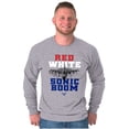thumbnail image 5 of US Air Force Patriotic Sonic Boom Long Sleeve TShirt Men Women Brisco Brands S, 5 of 6