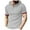 Gray, variant on Aofany Men's Summer Hooded Shirt Short Sleeved Casual Sports T-shirt Top Comfy Mens Blouse