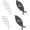 Mixed Color, variant on 6Pcs 6 Style Jesus Fish Car Sticker Silver Auto Emblem Plastic Cross Fish Decal Sticker Waterproof Love Peace Car Stickers Self-Adhesive Decals for Vehicle Decoration 140x46x6mm