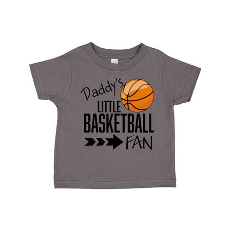 

Inktastic Daddy s Little Basketball Fan Boys or Girls Toddler T-Shirt