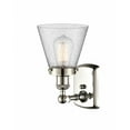 thumbnail image 2 of 916-1W-PN-G64 Innovations Lighting Cone - 1 Light Wall Sconce In Industrial Style-11 Inches Tall and 6 Inches Wide-Polished Nickel Finish-Seedy Glass, 2 of 3