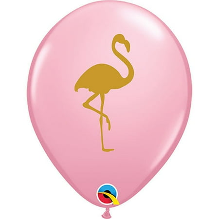 11 inch Qualatex Flamingo - Pink (6 Pk) Latex Balloons (6 Pack) - Party Supplies Decorations