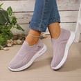 thumbnail image 3 of Women's Slip on Sneakers Breathable Platform Soft Sole Tennis Shoes Lightweight Athletic Gym Non Slip Work Shoes, 3 of 7