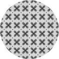thumbnail image 1 of Ahgly Company Machine Washable Indoor Round Transitional Platinum Gray Area Rugs, 5' Round, 1 of 7