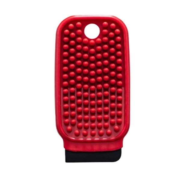 Cepillo de limpieza de silicona multifuncional para frutas y verduras con raspador, cepillo de cocina para uso doméstico.