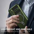 thumbnail image 6 of for Samsung Galaxy S20 FE Case with Stand, Magnetic Rugged Military Grade Shockproof Portective Case Compatible with MagSafe Wireless Charger&Magnetic Car Mount Holder, Darkgreen, 6 of 10