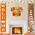 thumbnail image 5 of TaTaai 3Pcs Fall Decoration for Home Thanksgiving Door Decor Hello Fall Sign Maple Leaves Hanging Sign Autumn Door Hanger Wreath for Front Thanksgiving Porch Outdoor Home Decor, 5 of 6