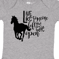 thumbnail image 4 of Inktastic Live Like Someone Left the Gate Open Horse Silhouette Boys or Girls Baby Bodysuit, 4 of 5