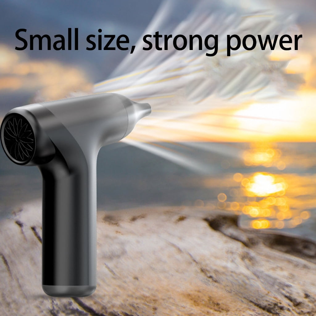 Cordless Fan Lightweight Dust Blower Handheld Engine Fan Air Duster 4 Speed for Women Men Computer Cleaning Outdoor