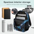 thumbnail image 5 of HUIACONG Dolphin Print School Backpack for Girls Boys Age 6-18 Large Capacity Lightweight Water-Resistant Bookbag for Elementary Middle High School Back to School Gift Daily Use, 5 of 7