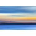 thumbnail image 2 of Paulson, Don 24x17 Black Ornate Wood Framed with Double Matting Museum Art Print Titled - Washington, Hood Canal Abstract of ocean and sky, 2 of 4