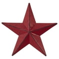 thumbnail image 6 of VHC Brands Patriotic Faceted Metal Star Burgundy Wall Hanging 4x4, Independence Day Decor, American Star Design, Distressed Appearance Metal Wall Hanging, Star Shape, Country, Burgundy, 6 of 6
