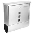 thumbnail image 1 of Buzón de metal para exteriores, con cerradura, para montar en la pared, para el hogar, 1 of 7