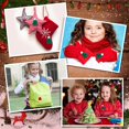 thumbnail image 4 of Juegos de Fundas para Botellas de Vino ZHAOCHENG Suéter de Punto Muñeco de Nieve Papá Noel, 4 of 5