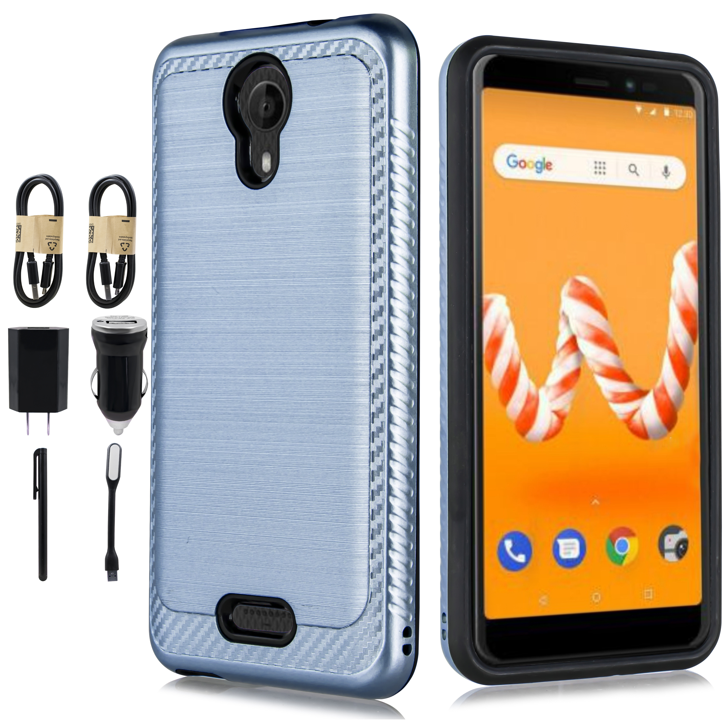 Value Pack and Case for BLU Wiko Ride WU300 Case Phone Case Shock