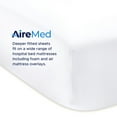 "AireMed Bariatric Fitted Sheets for Hospital Bed, 2 Pack, 42""x80""x12