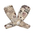 thumbnail image 2 of Yiaed Abstract Coffee Pattern With Letters Print Arm Sleeves,Cooling UV Sun Protection Sports Compression for Men/Women, 2 of 6
