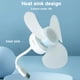 thumbnail image 5 of Mini Ciclón Creativo Enchufe Lámpara Pequeño Ventilador Sala Estar Oficina Ventilador Techo (USB) Interfaz USB Pequeño Ventilador, 5 of 9