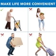 thumbnail image 4 of Mount-It! Small Rolling Utility Shopping Cart | Foldable, 4 of 8
