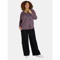 thumbnail image 2 of Terra & Sky Women's Plus Thermal Henley Top, Available in 1 and 2-Pack, Sizes 0X-5X, 2 of 6