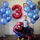 thumbnail image 5 of Globo de aluminio de superhéroe Spiderman para fiesta temática de cumpleaños infantil, decoración para baby shower, juguete inflable para niños, suministros de globos de aire, 5 of 5