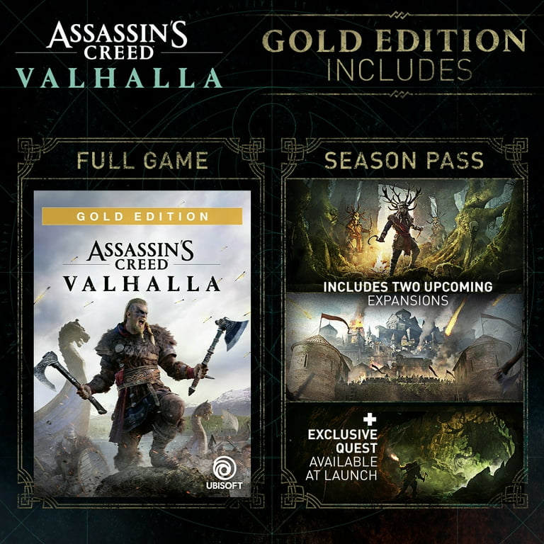 Assassin's Creed Valhalla, Gold Edition, Xbox Series X,S, Xbox One