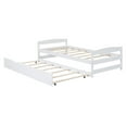 thumbnail image 6 of Euroco Twin Size Daybed with Twin Trundle Bed, White, 6 of 11