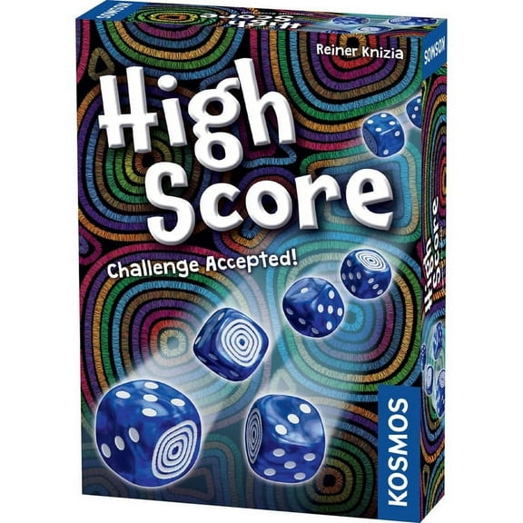 Thames & Kosmos High Score | 2 Language English and German | Dice Game| Luck Game | Board Game | Family Game | 2 to 5 Players | Ages 8