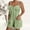 Green, variant on Women's Summer Casual Rompers Shorts V Neck Sleeveless Loose Short Jumpsuit 2025 Beach Vacation Outfits With Pockets Green M